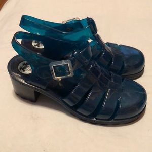 90s vintage jelly sandals